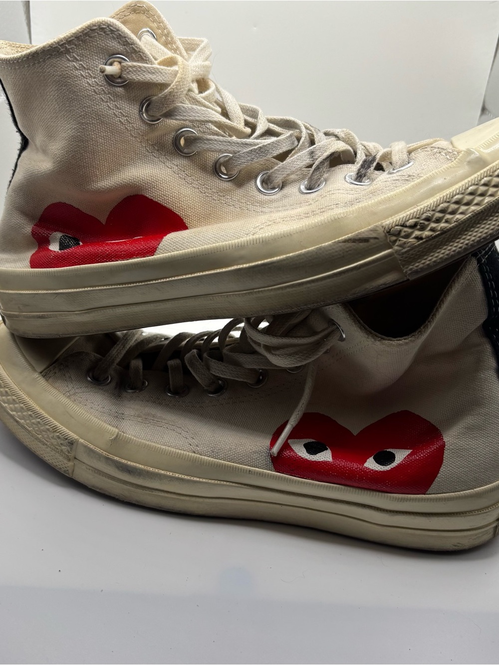 Size 7 Mens- Converse Chuck Taylor All Star High x Comme des Garcons Milk